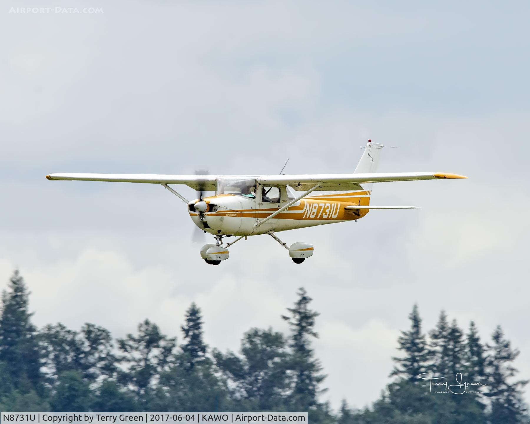 N8731U, 1976 Cessna 150M C/N 15077976, KAWO