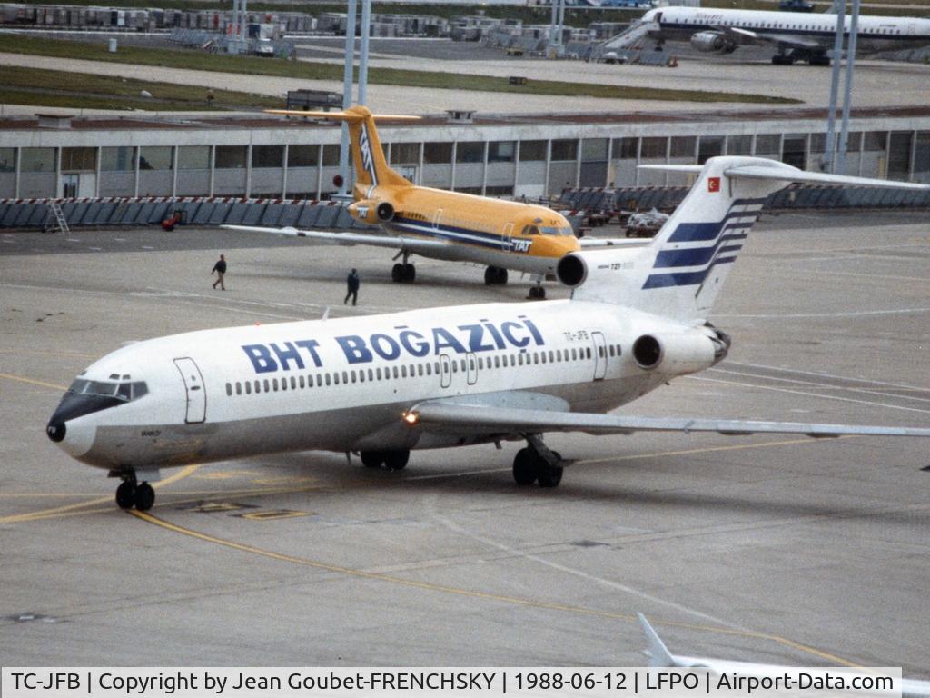TC-JFB, 1970 Boeing 727-264 C/N 20433, BHT Bogazici Hava Tasimaciligi