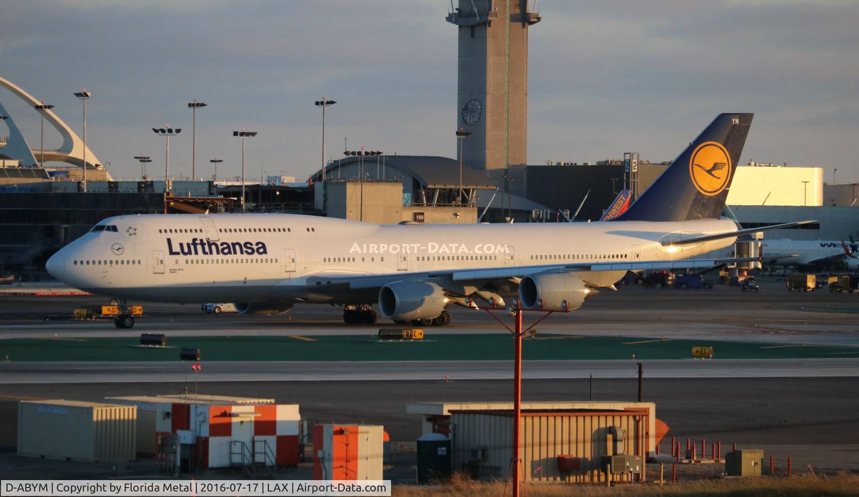D-ABYM, 2014 Boeing 747-830 C/N 37837, Lufthansa