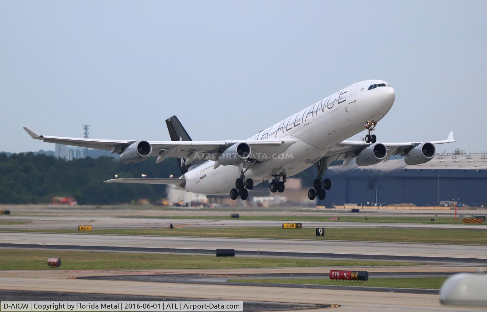 D-AIGW, 2000 Airbus A340-313X C/N 327, Lufthansa Cityline