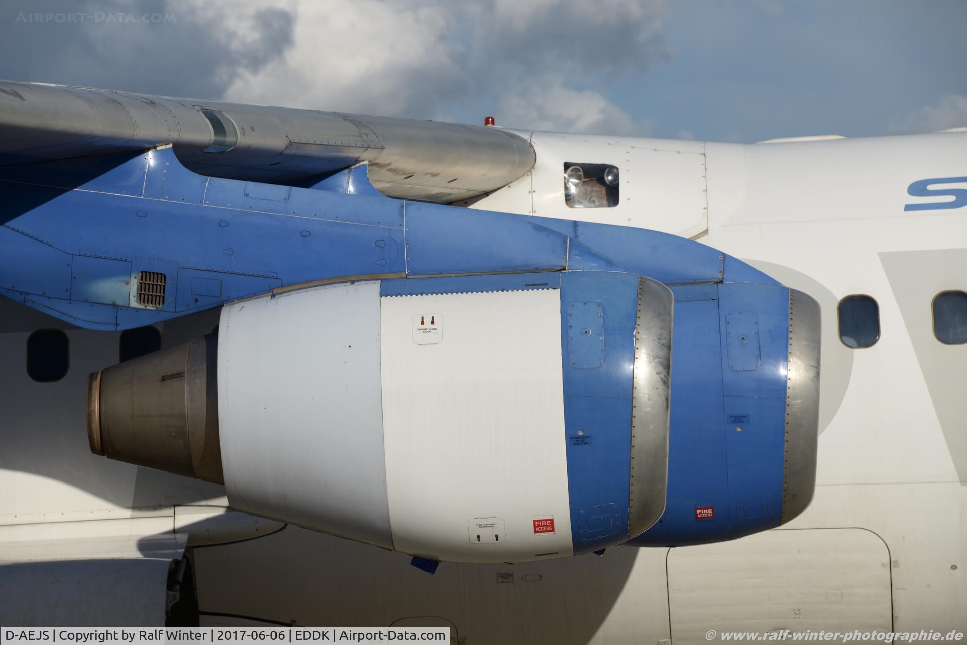 D-AEJS, 1990 British Aerospace BAe.146-300 C/N E3183, British Aerospace BAe 146-300 - WDL ex Starbow - E3183 - D-AEJS - 06.06.2017 - CGN