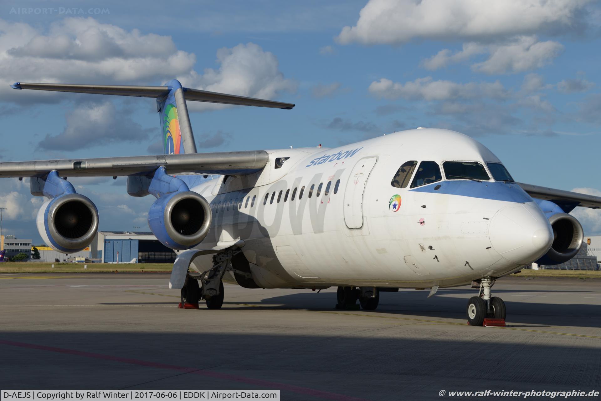 D-AEJS, 1990 British Aerospace BAe.146-300 C/N E3183, British Aerospace BAe 146-300 - WDL ex Starbow - E3183 - D-AEJS - 06.06.2017 - CGN