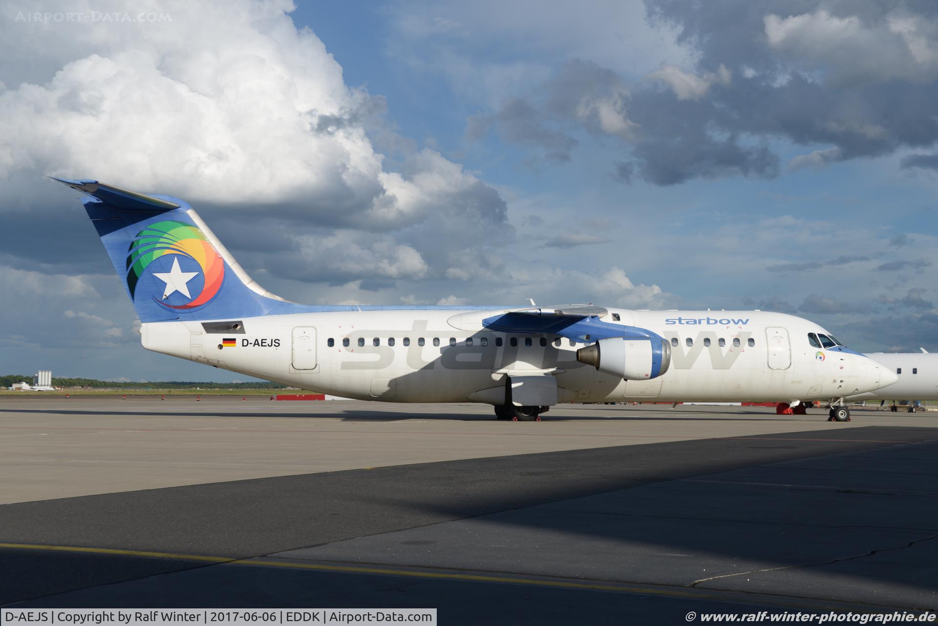 D-AEJS, 1990 British Aerospace BAe.146-300 C/N E3183, British Aerospace BAe 146-300 - WDL ex Starbow - E3183 - D-AEJS - 06.06.2017 - CGN