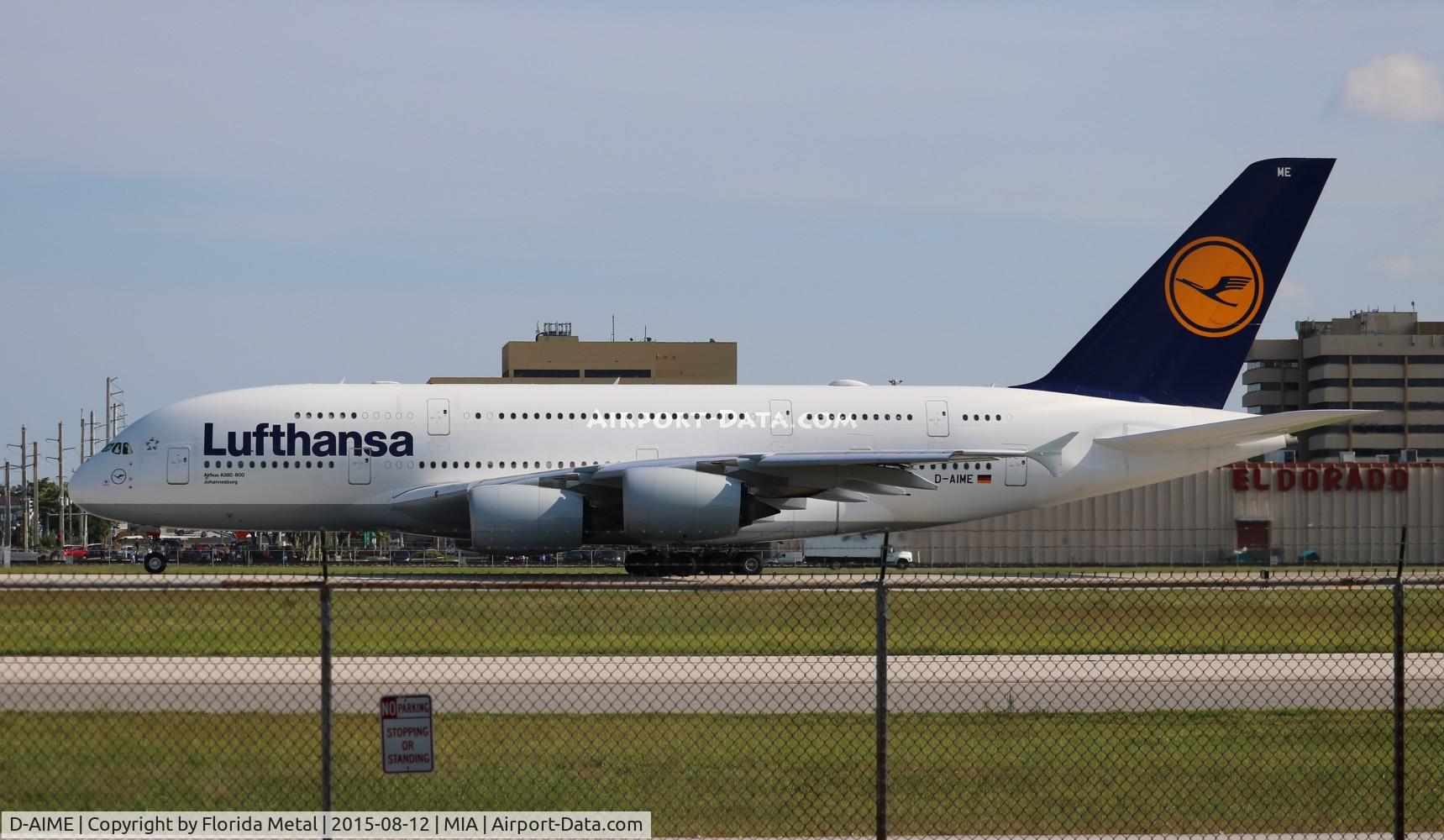 D-AIME, 2010 Airbus A380-841 C/N 061, Lufthansa