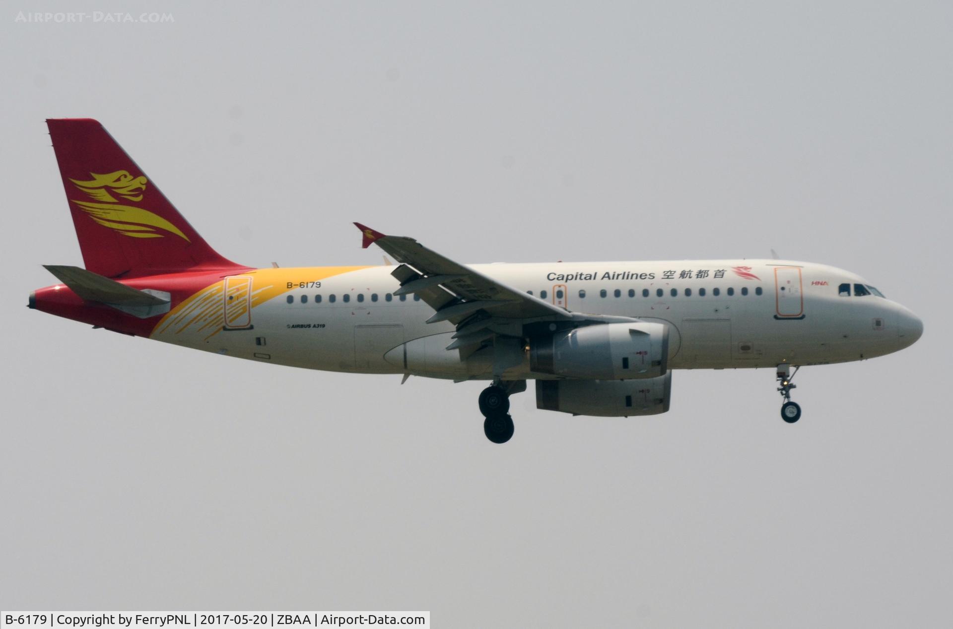 B-6179, 2008 Airbus A319-132 C/N 3561, Arrival of Capital A319