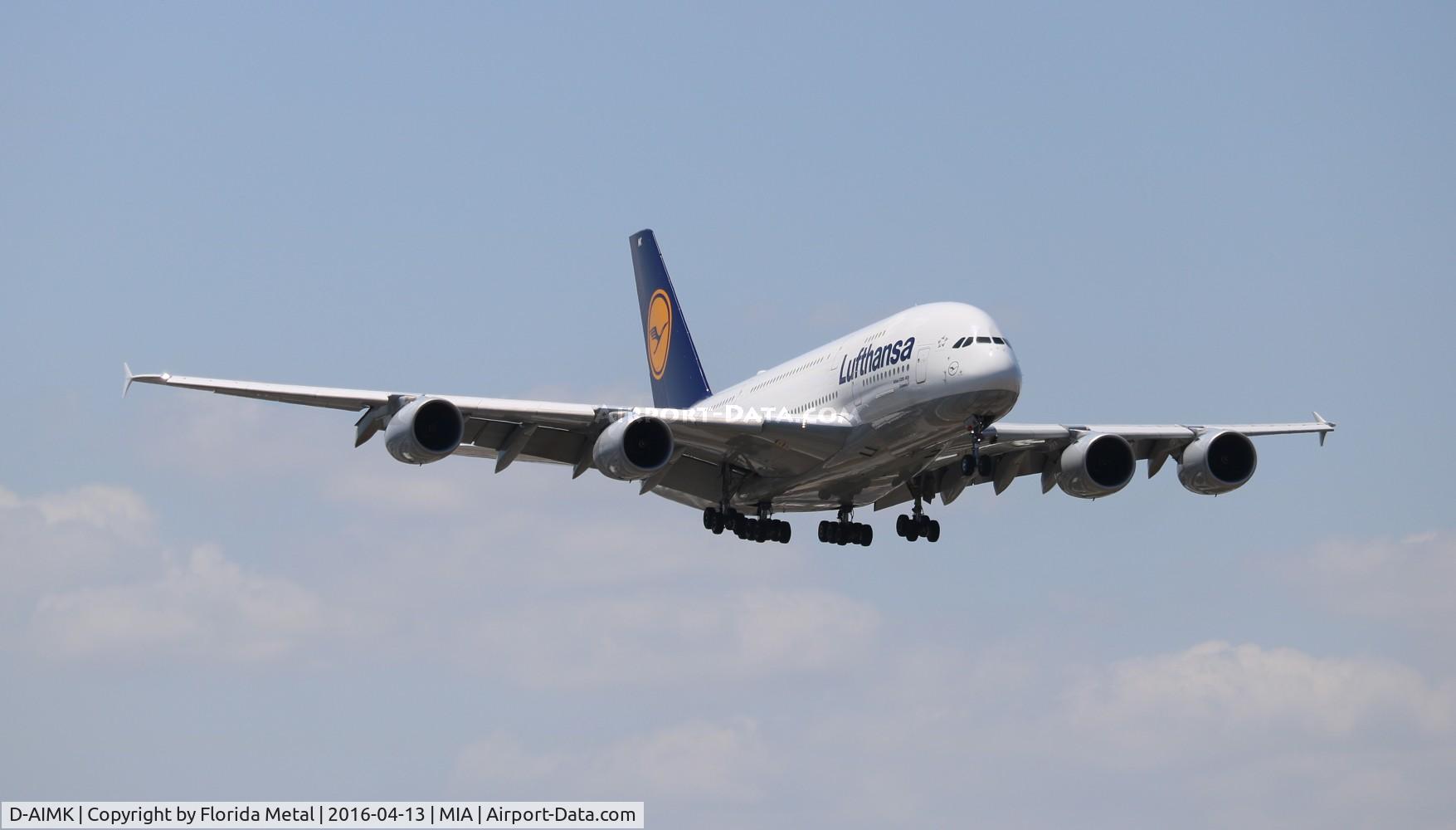 D-AIMK, 2013 Airbus A380-841 C/N 118, Lufthansa