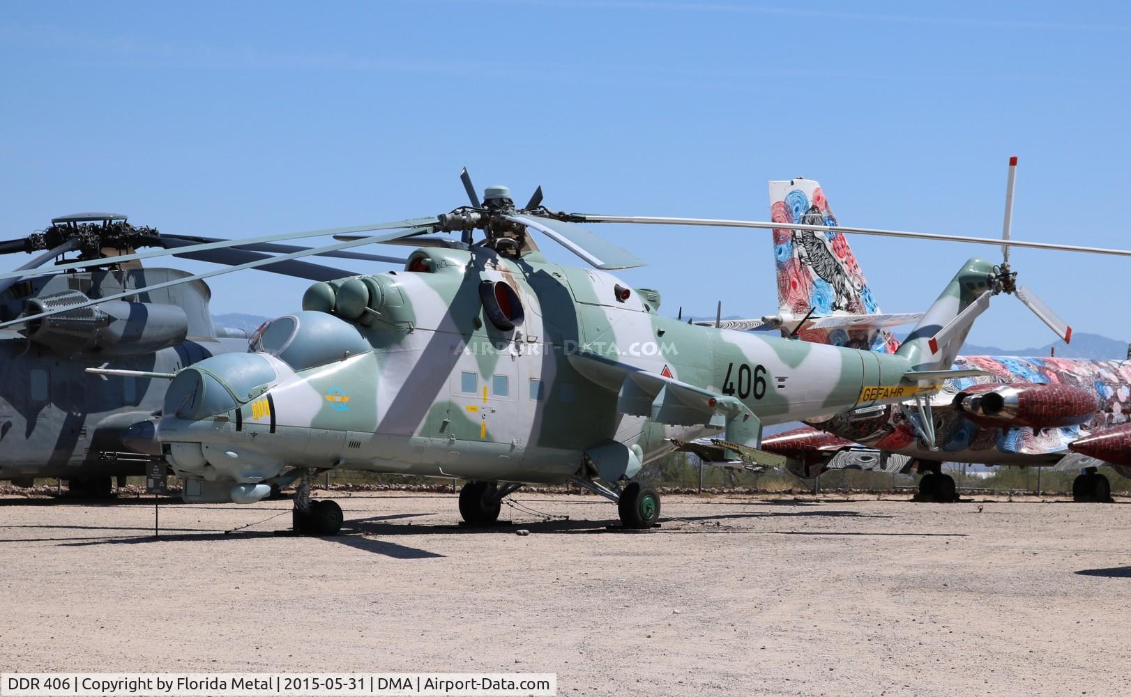 DDR 406, Mil Mi-24D Hind C/N B4002, MI-24D Hind