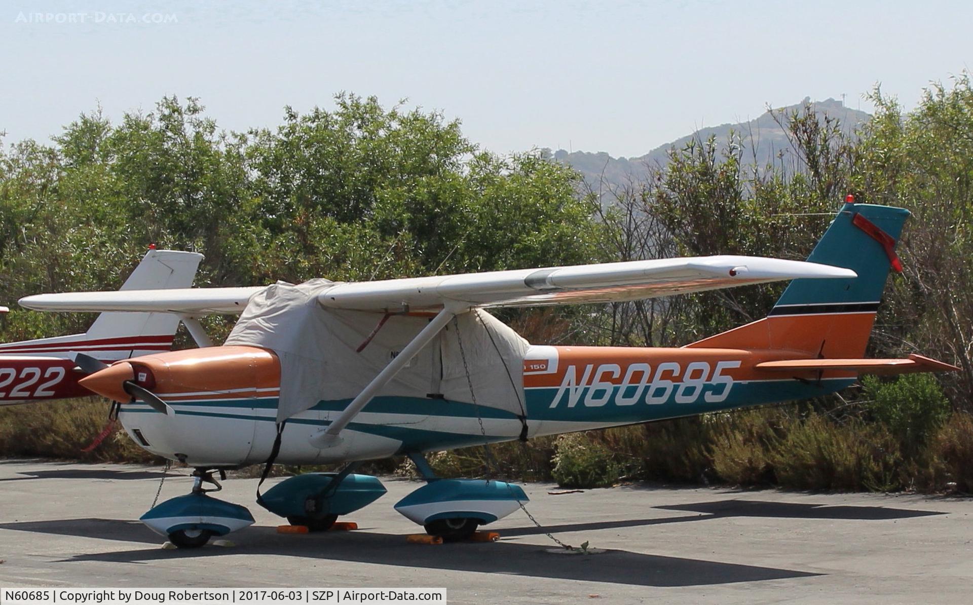 N60685, 1969 Cessna 150J C/N 15070500, 1969 Cessna 150J, Continental O-200 100 Hp