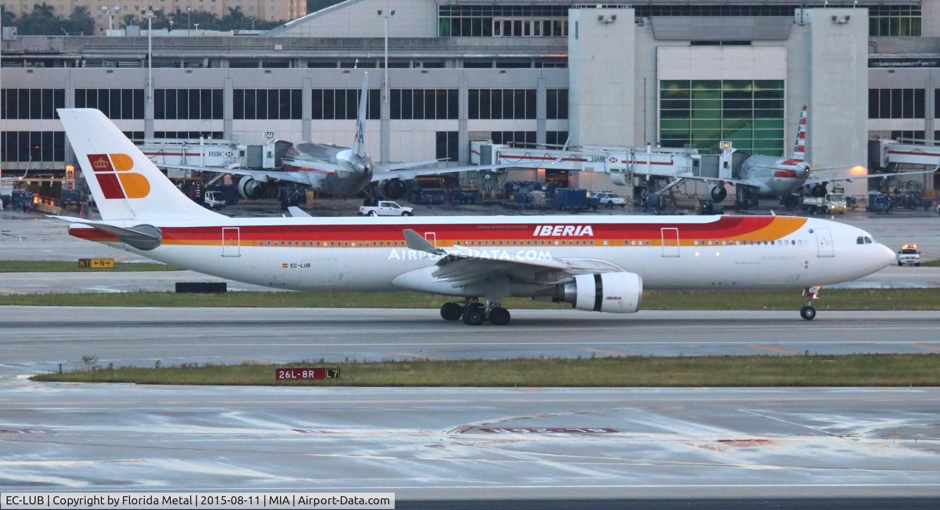EC-LUB, 2012 Airbus A330-302 C/N 1377, Iberia