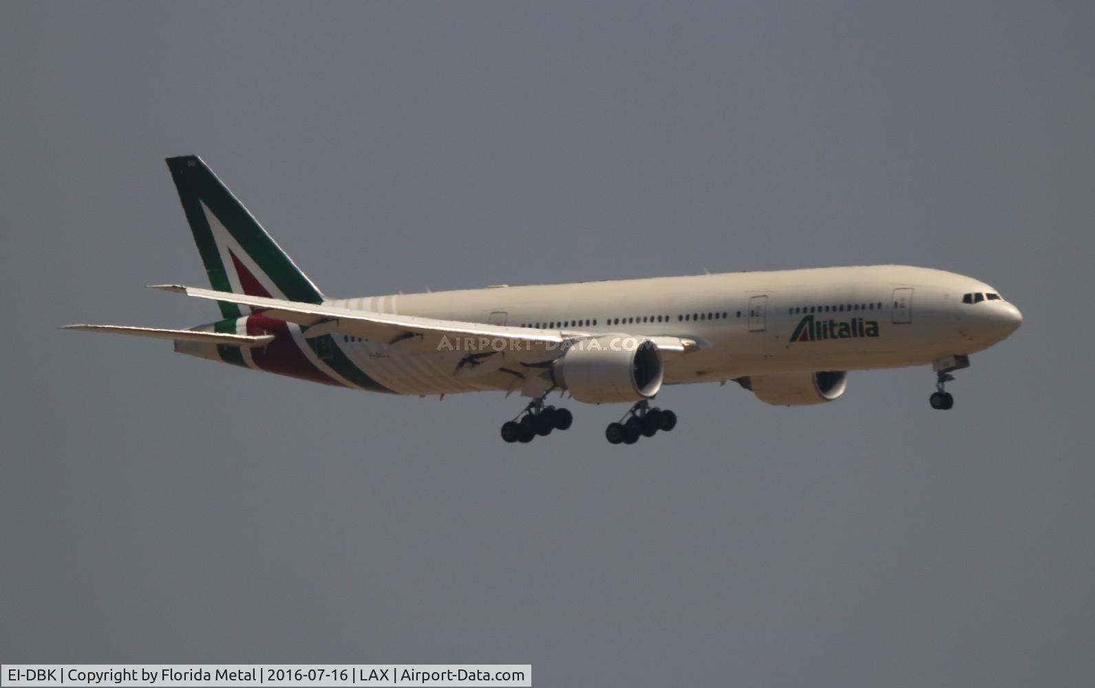 EI-DBK, 2003 Boeing 777-243/ER C/N 32783, Alitalia