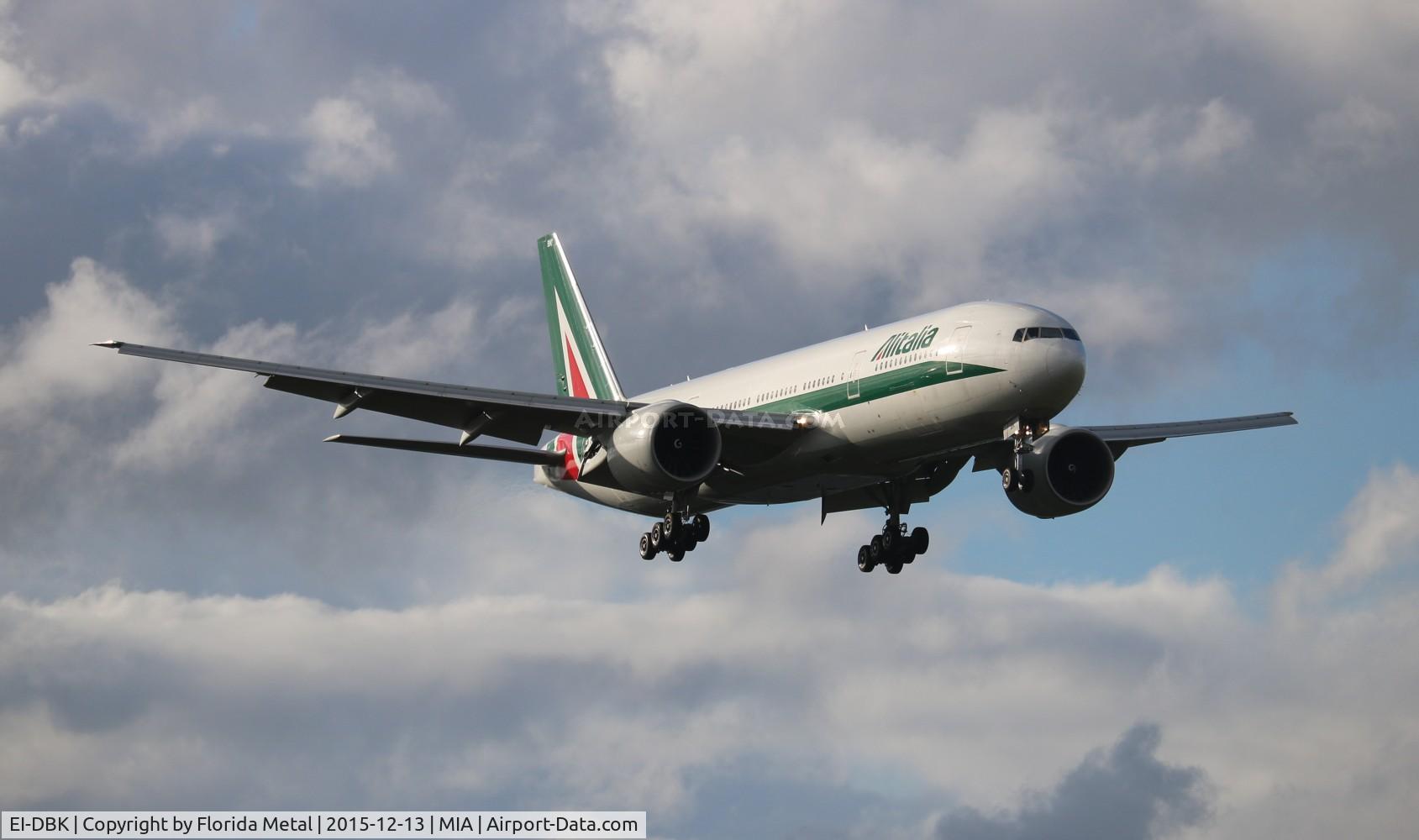 EI-DBK, 2003 Boeing 777-243/ER C/N 32783, Alitalia