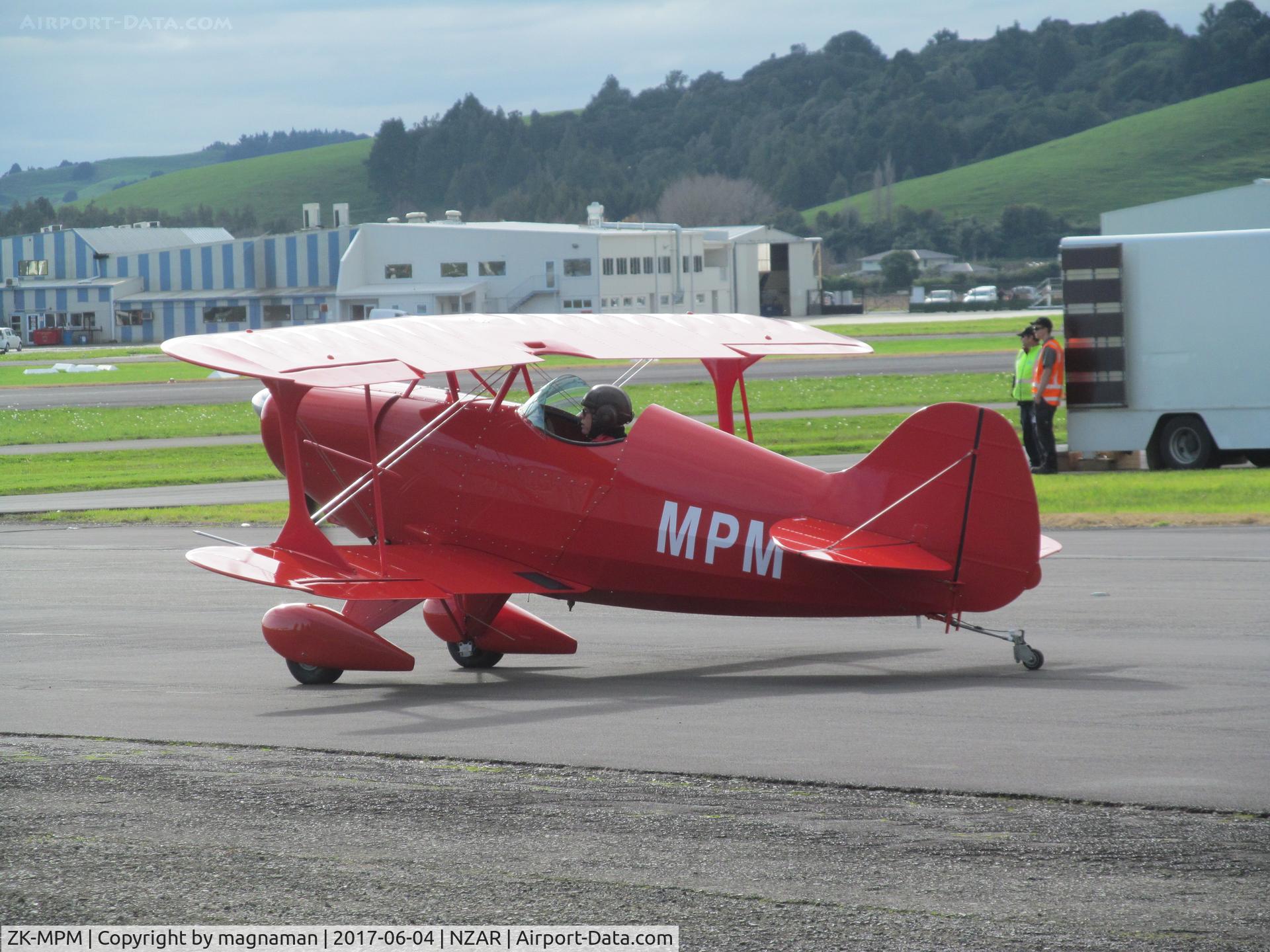 ZK-MPM, Pitts S-1 Special C/N 9627, off out to display