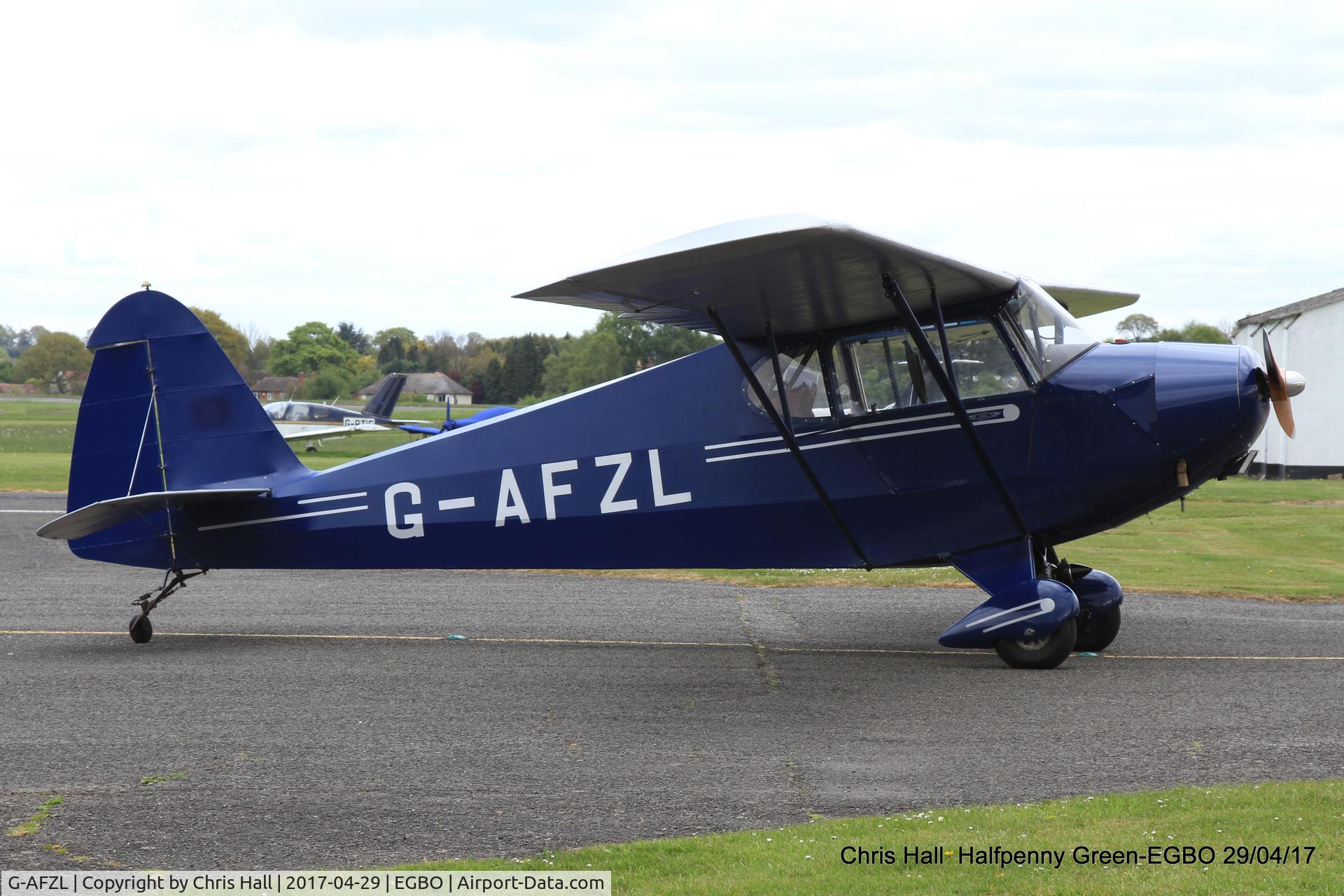 G-AFZL, 1939 Porterfield CP-50 Collegiate C/N 581, at the Radial & Trainer fly-in