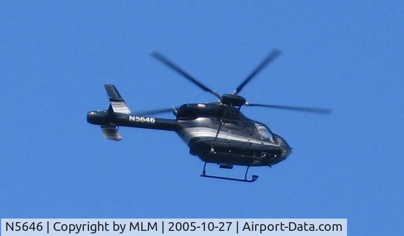 N5646, 2002 MD Helicopters MD-900 Explorer C/N 900-00103, Flying Over Kauai North Shore