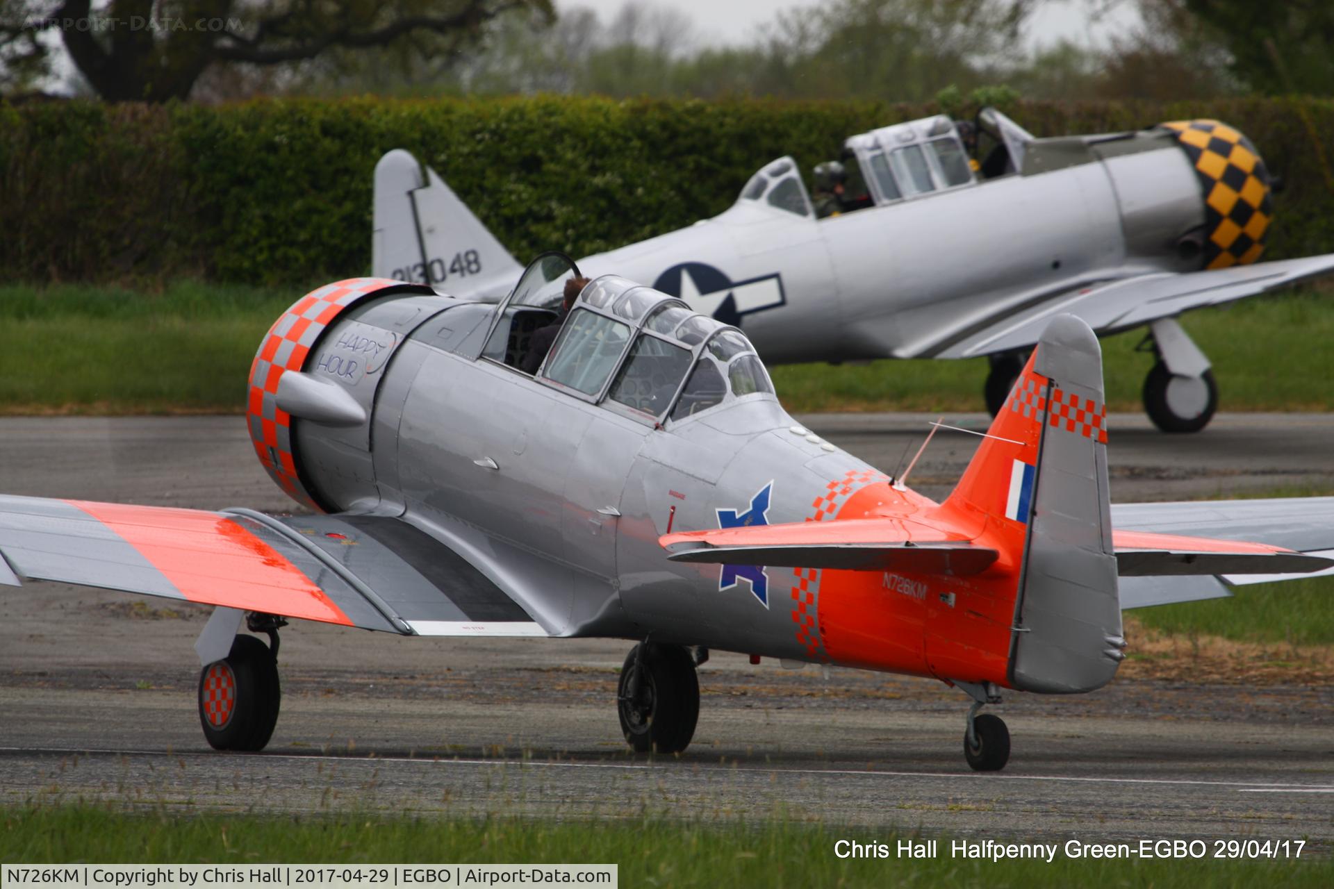 N726KM, 1953 North American AT-6G Texan C/N SA079, at the Radial & Trainer fly-in