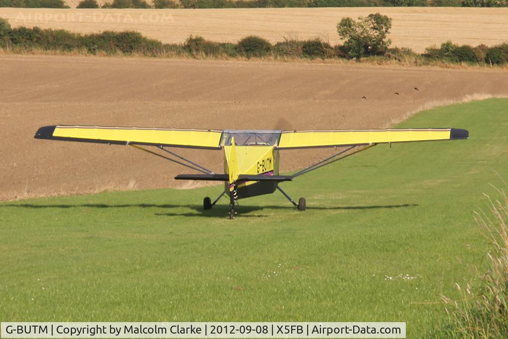 G-BUTM, 1993 Rans S-6-116 Coyote II C/N PFA 204A-12414, Rans S6-116 down the taxiway for take-off. Fishburn Airfield UK, September 8th 2012.