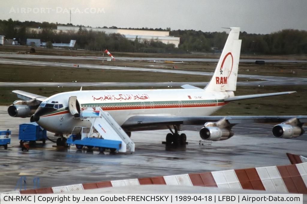 CN-RMC, 1968 Boeing 707-351C C/N 19774, Royal Air Maroc departure to Casablanca ( the plane prkd SAT, transfered to GIG 01/2006 broken up)