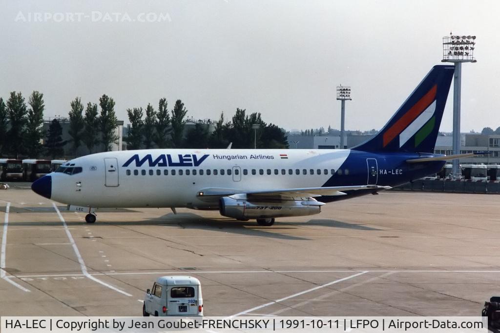 HA-LEC, 1983 Boeing 737-2T5 C/N 22979, Malev - Hungarian Airlines ( first 737 in service in 