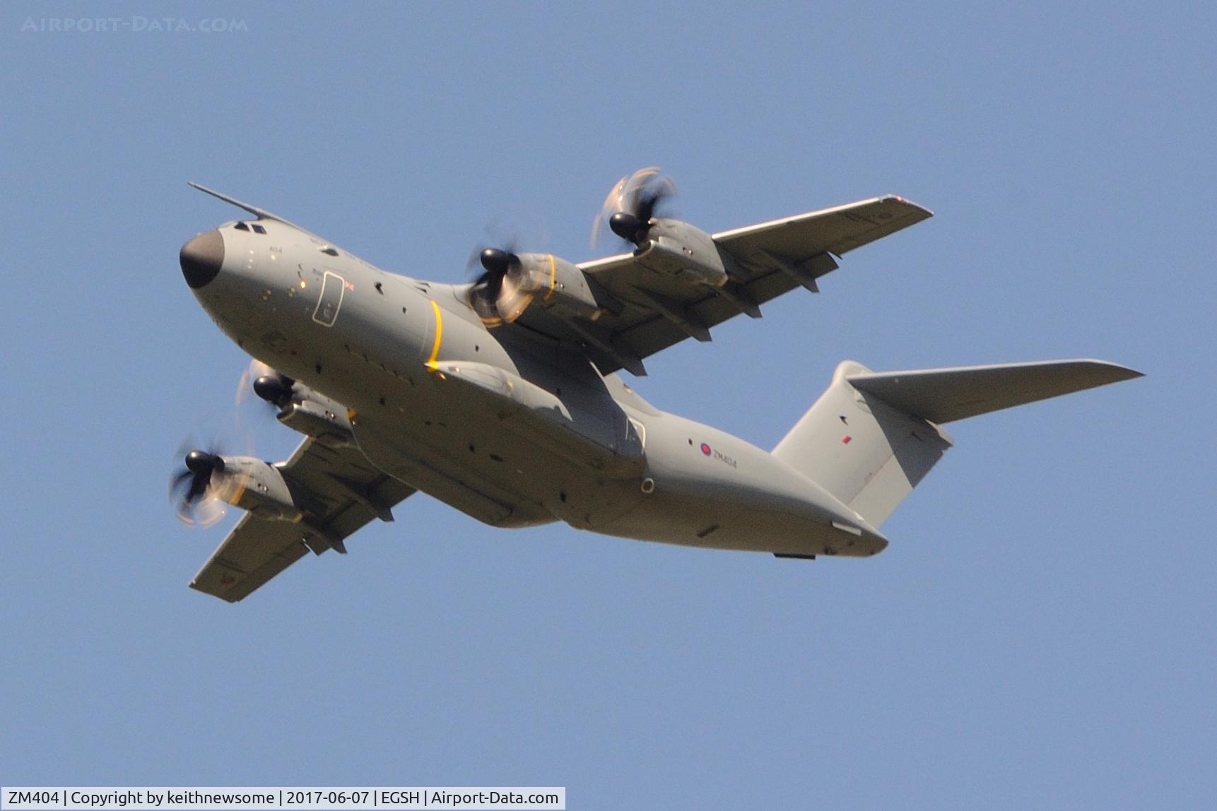 ZM404, 2015 Airbus A400M-180 Atlas C.1 C/N 021, One of several ILS approaches.