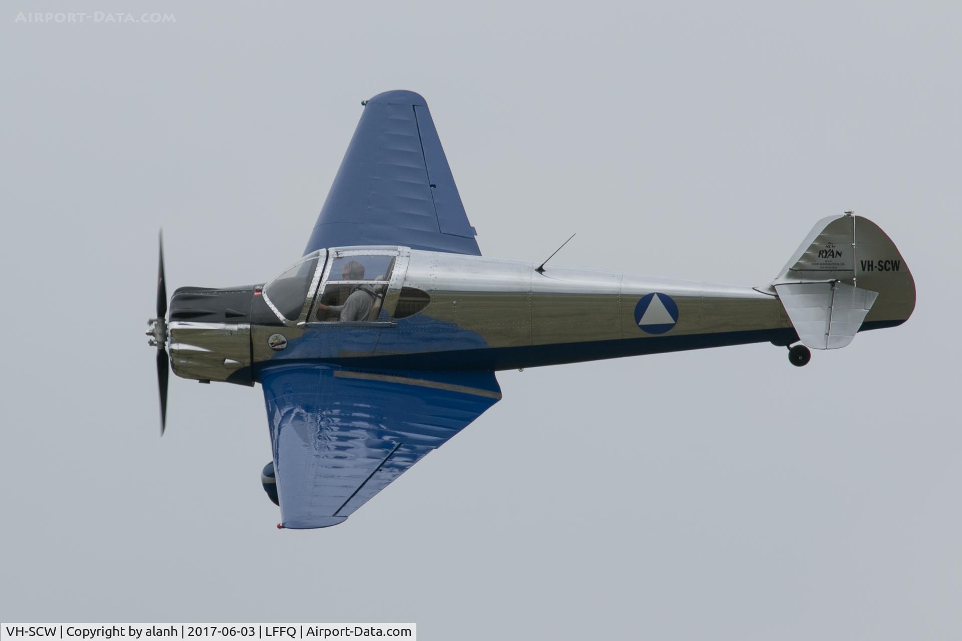 VH-SCW, 1935 Ryan Aeronautical SCW-145 C/N 211, At the Ferte Alais airshow, 2017