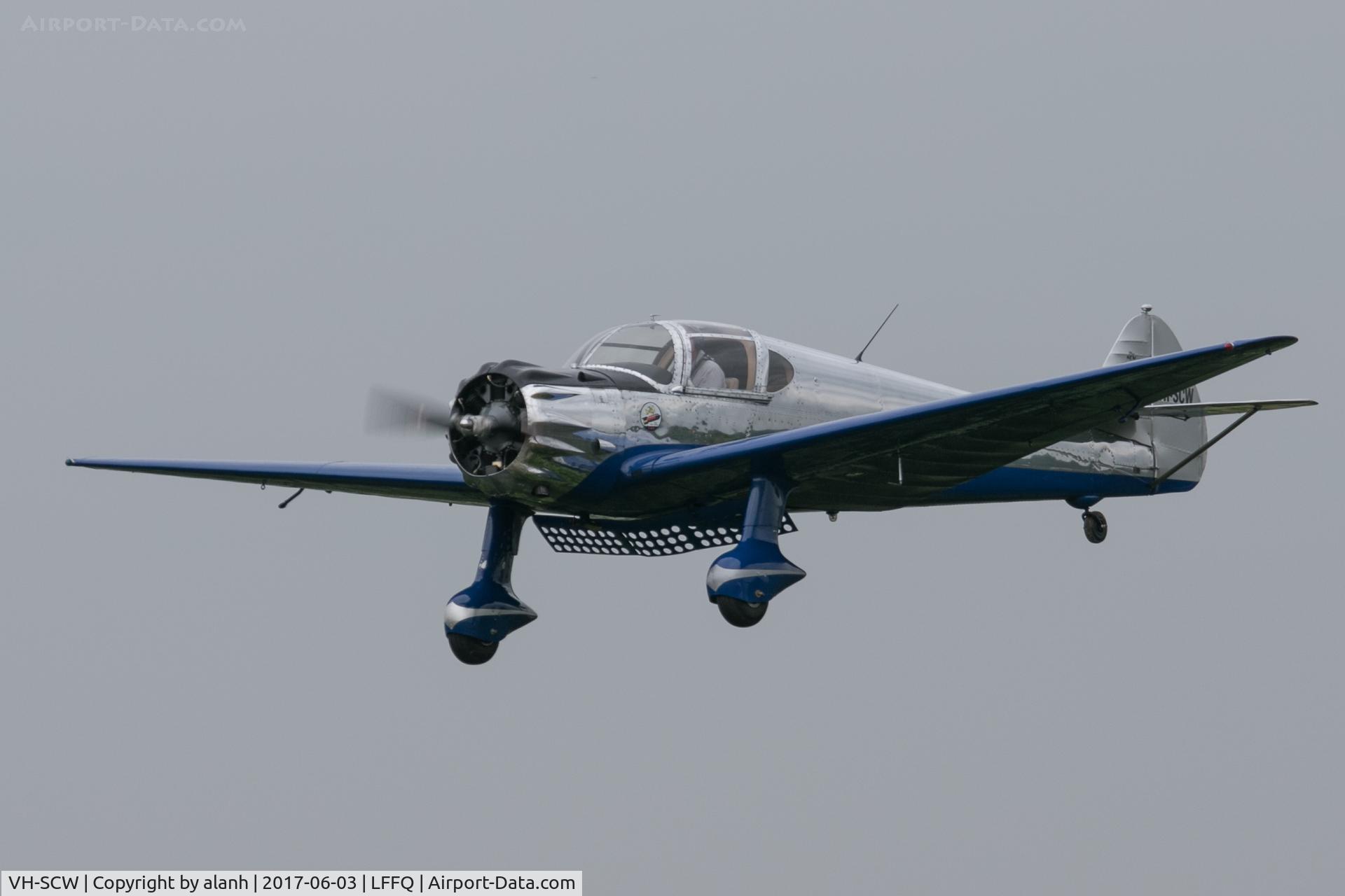 VH-SCW, 1935 Ryan Aeronautical SCW-145 C/N 211, On finals after display, Ferte Alais airshow, 2017