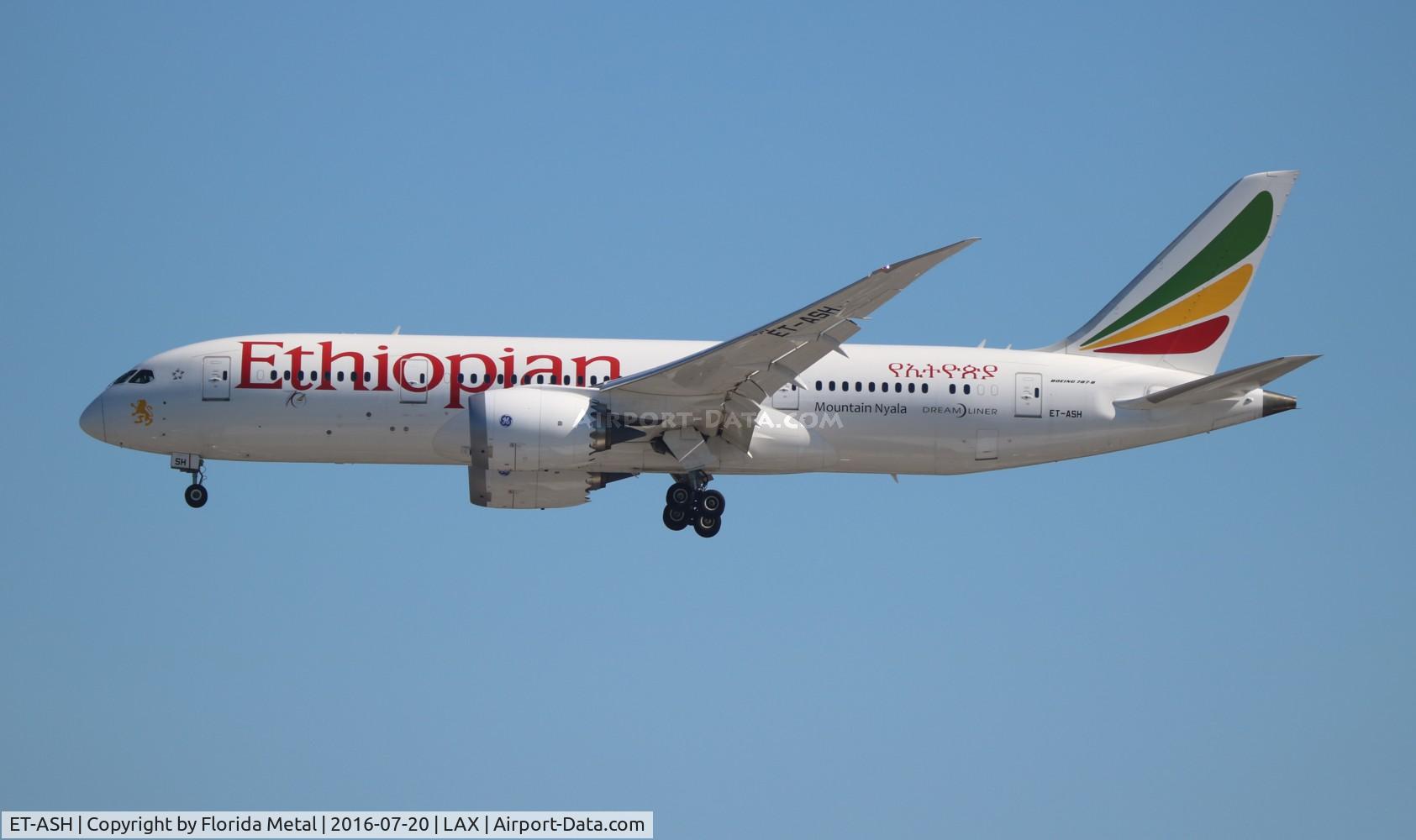 ET-ASH, 2015 Boeing 787-8 Dreamliner C/N 38754, Ethiopian