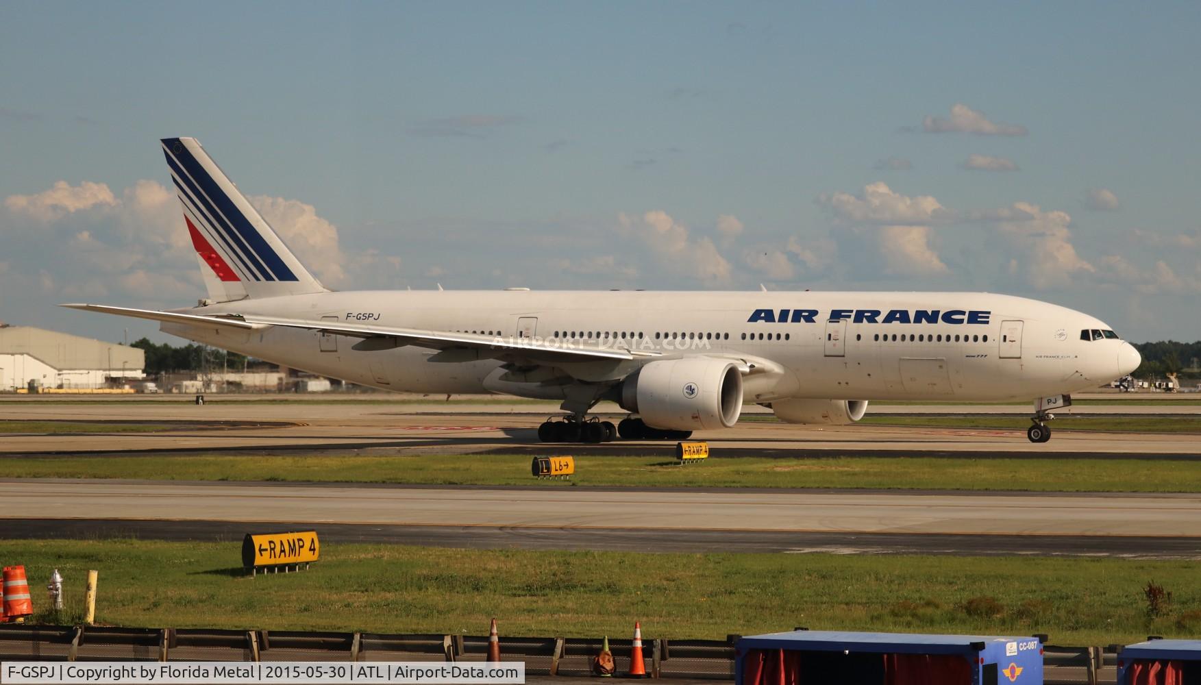 F-GSPJ, 1999 Boeing 777-228/ER C/N 29009, Air France