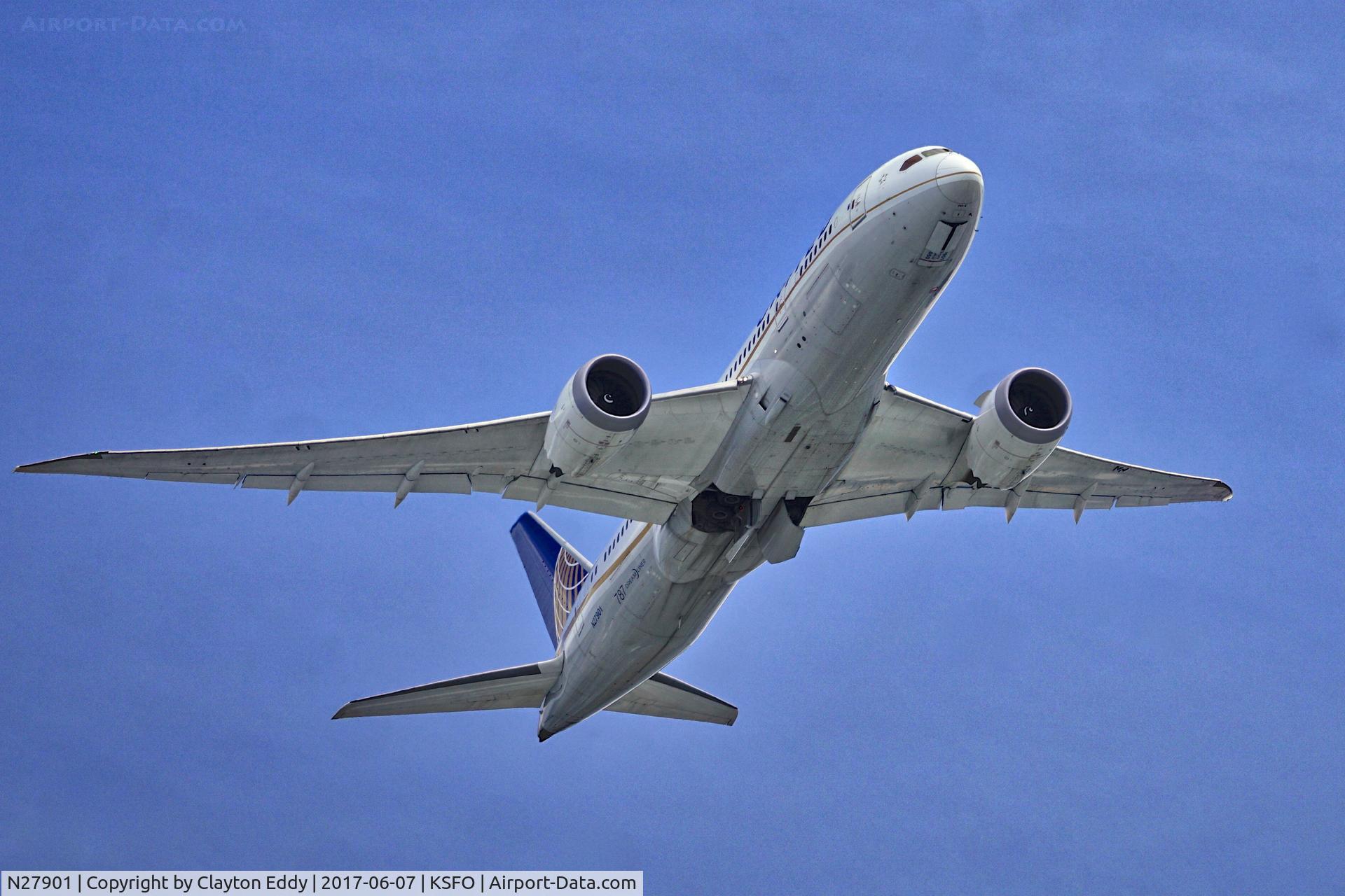 N27901, 2012 Boeing 787-8 Dreamliner C/N 34821, SFO 2017.