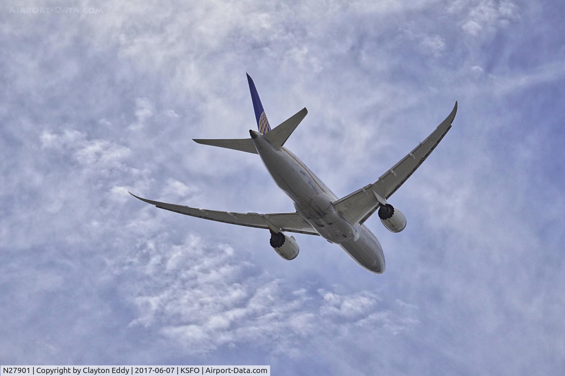 N27901, 2012 Boeing 787-8 Dreamliner C/N 34821, SFO 2017.