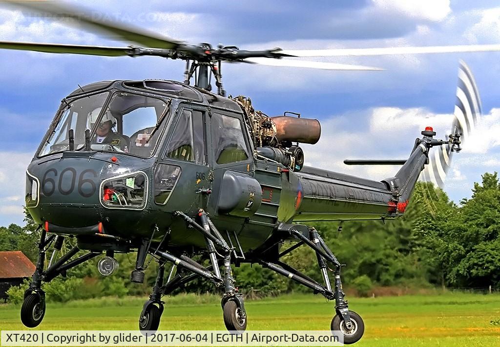 XT420, 1964 Westland Wasp HAS.1 C/N F9590, Always good to see