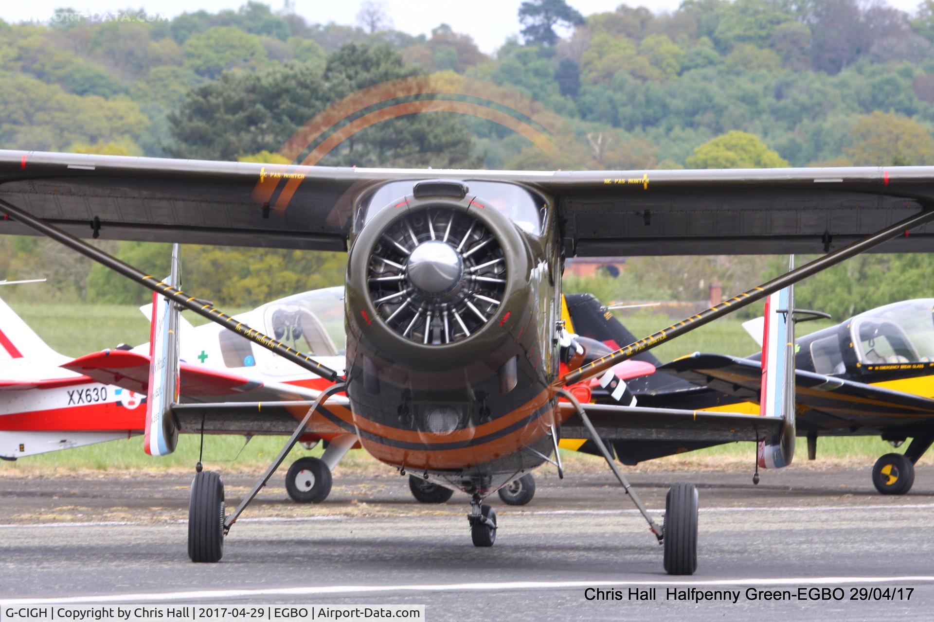 G-CIGH, 1960 Max Holste MH.1521M Broussard C/N 255, at the Radial & Trainer fly-in
