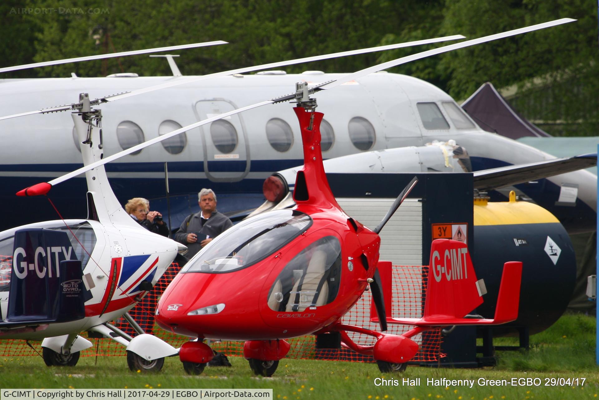G-CIMT, 2015 RotorSport UK Cavalon C/N RSUK/CVLN/015, at the Radial & Trainer fly-in