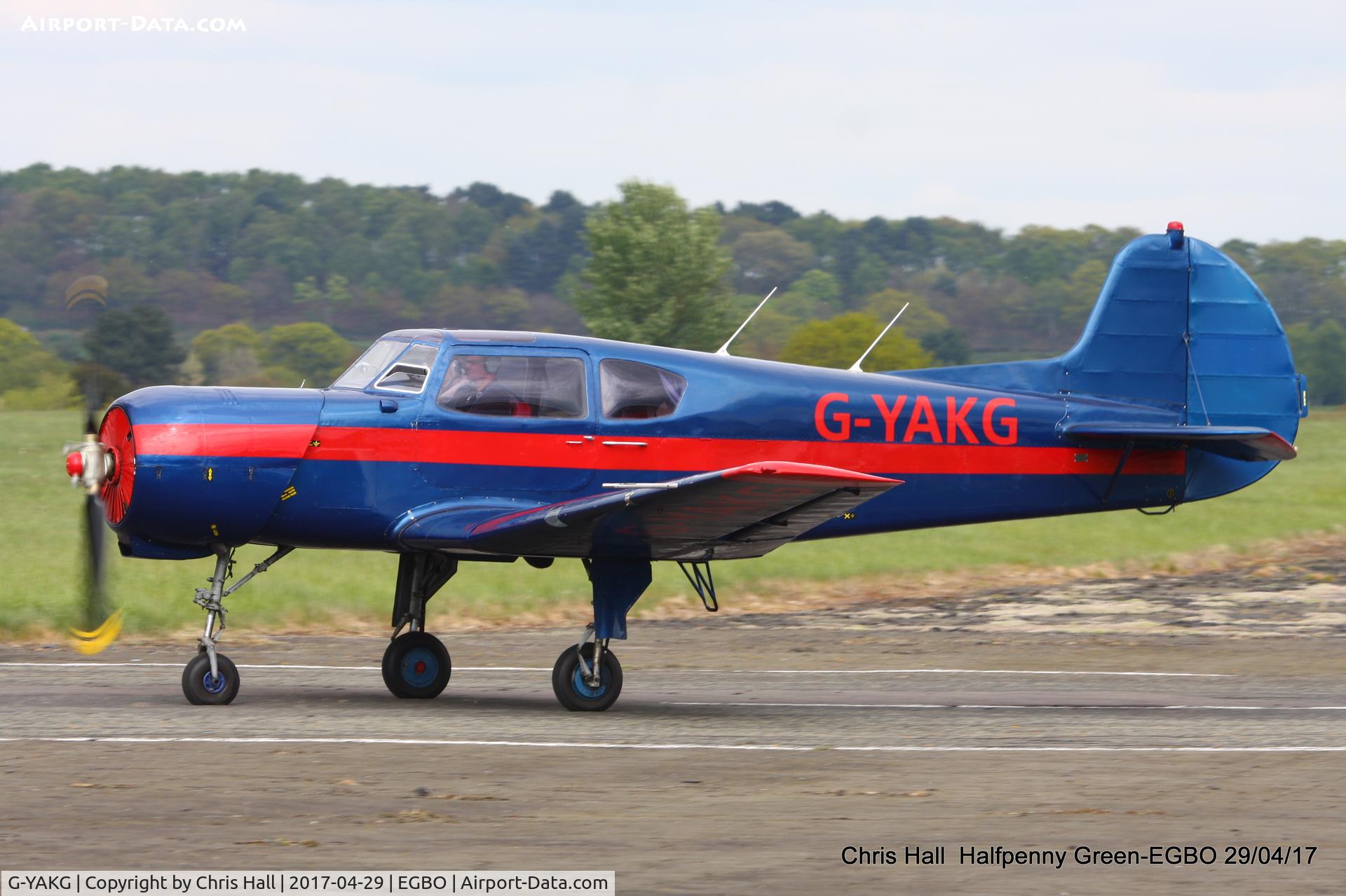 G-YAKG, 1979 Yakovlev Yak-18T C/N 22202034023, at the Radial & Trainer fly-in