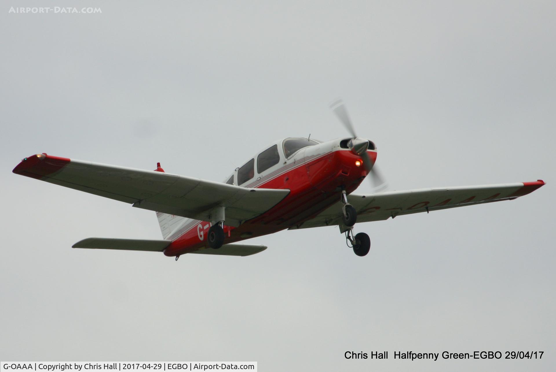 G-OAAA, 1993 Piper PA-28-161 Cherokee Warrior II C/N 2816107, at the Radial & Trainer fly-in