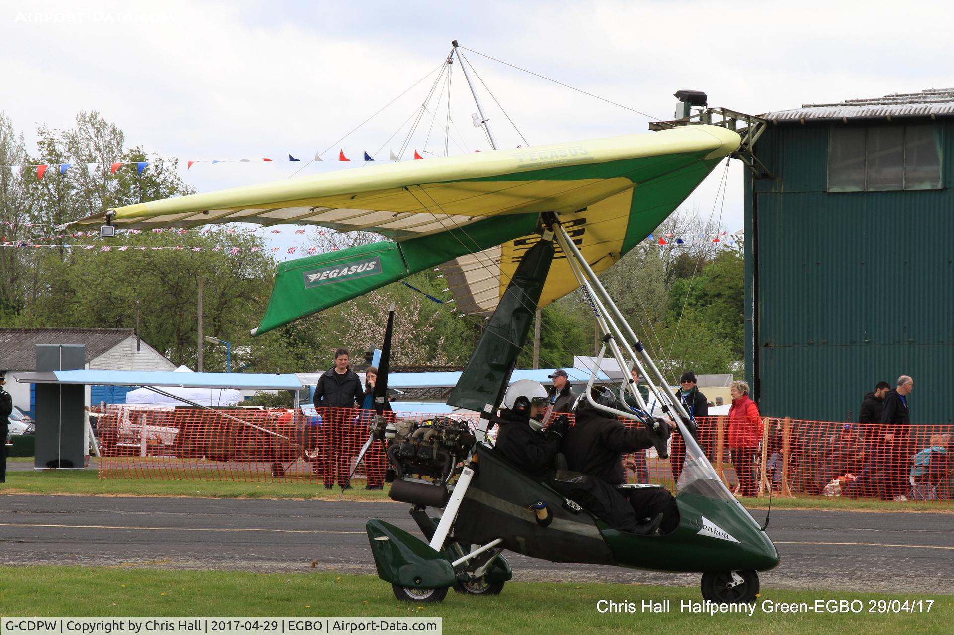 G-CDPW, 2005 P&M Aviation Pegasus Quantum 15-912 C/N 8138, at the Radial & Trainer fly-in