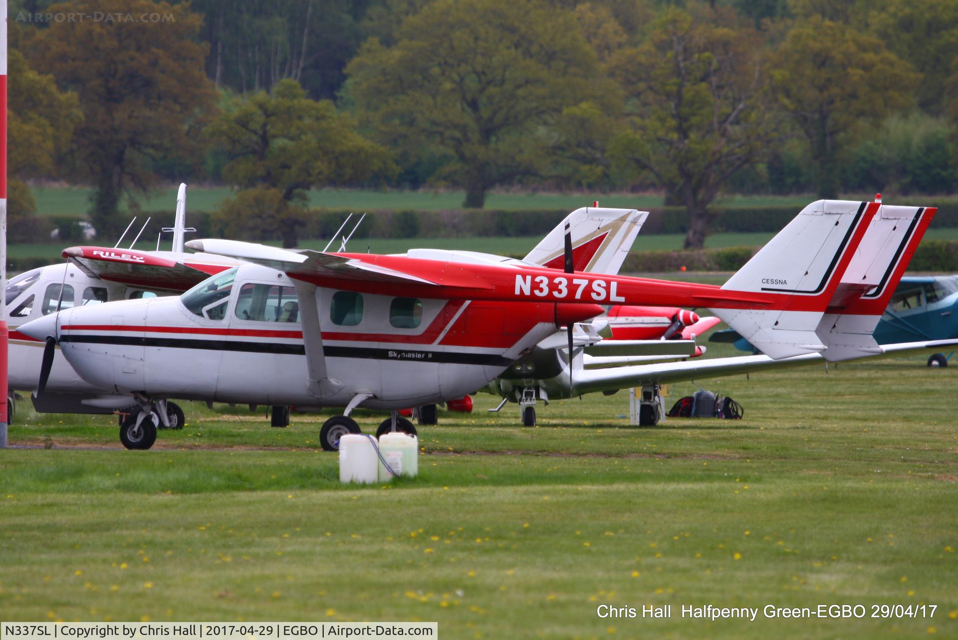 N337SL, 1974 Cessna 337G Super Skymaster C/N 33701612, at the Radial & Trainer fly-in