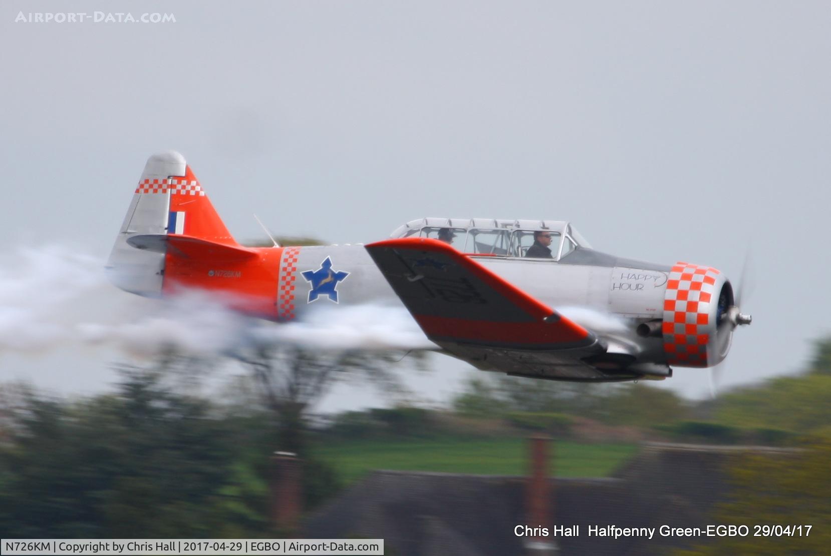N726KM, 1953 North American AT-6G Texan C/N SA079, at the Radial & Trainer fly-in