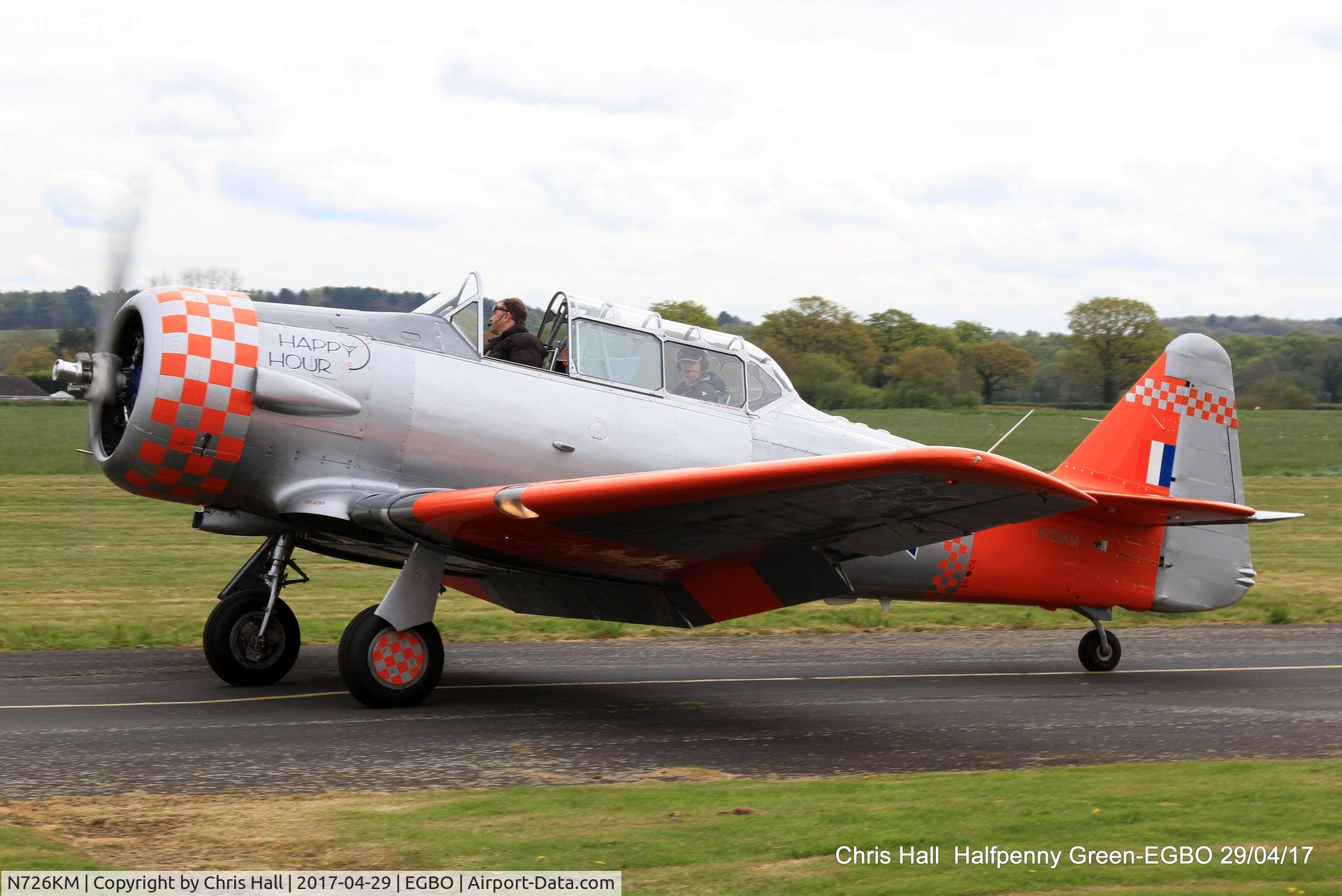 N726KM, 1953 North American AT-6G Texan C/N SA079, at the Radial & Trainer fly-in