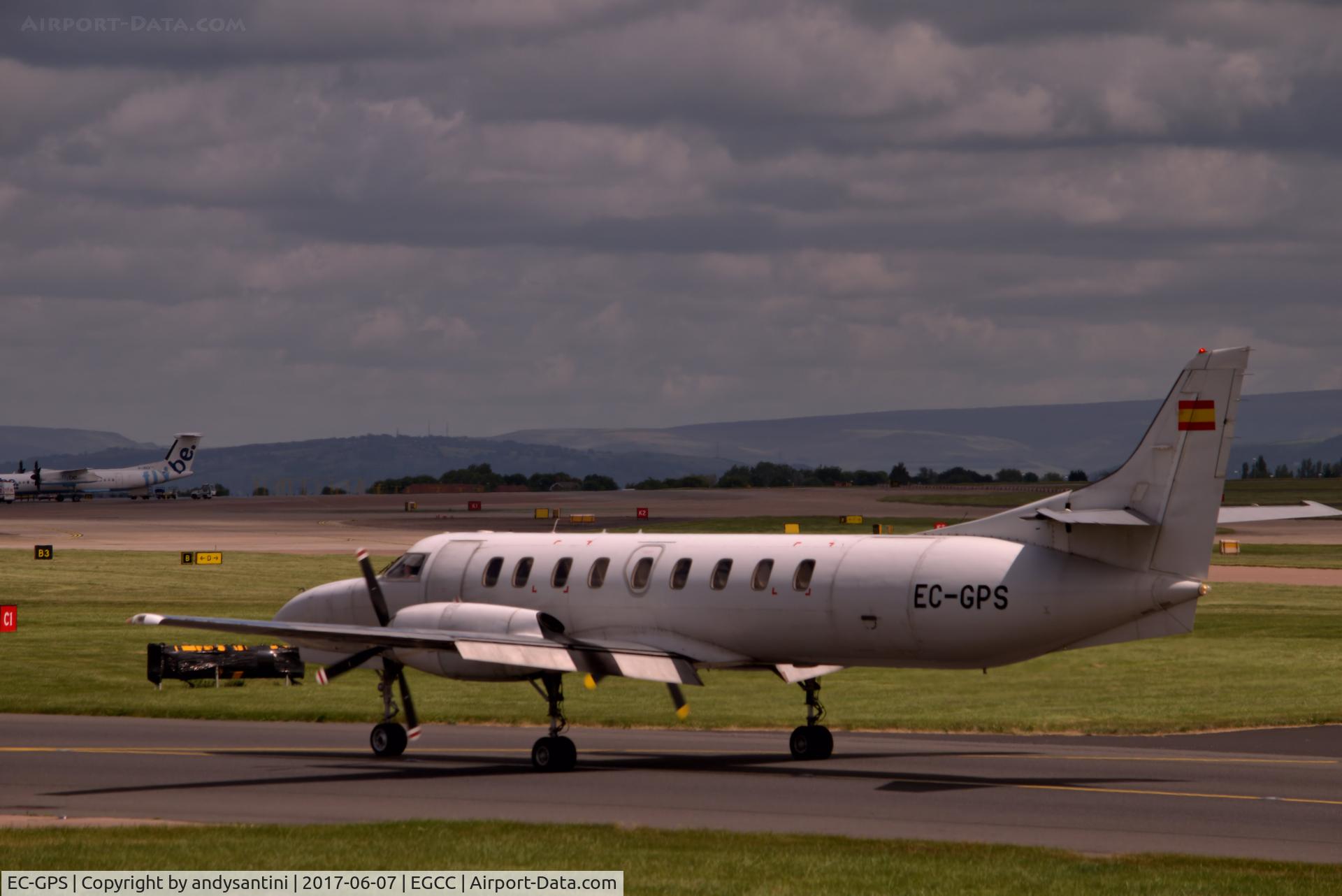 EC-GPS, 1988 Fairchild SA-227AC Metro III C/N AC-722, taxing in to its gate/stand   nice to see in egcc