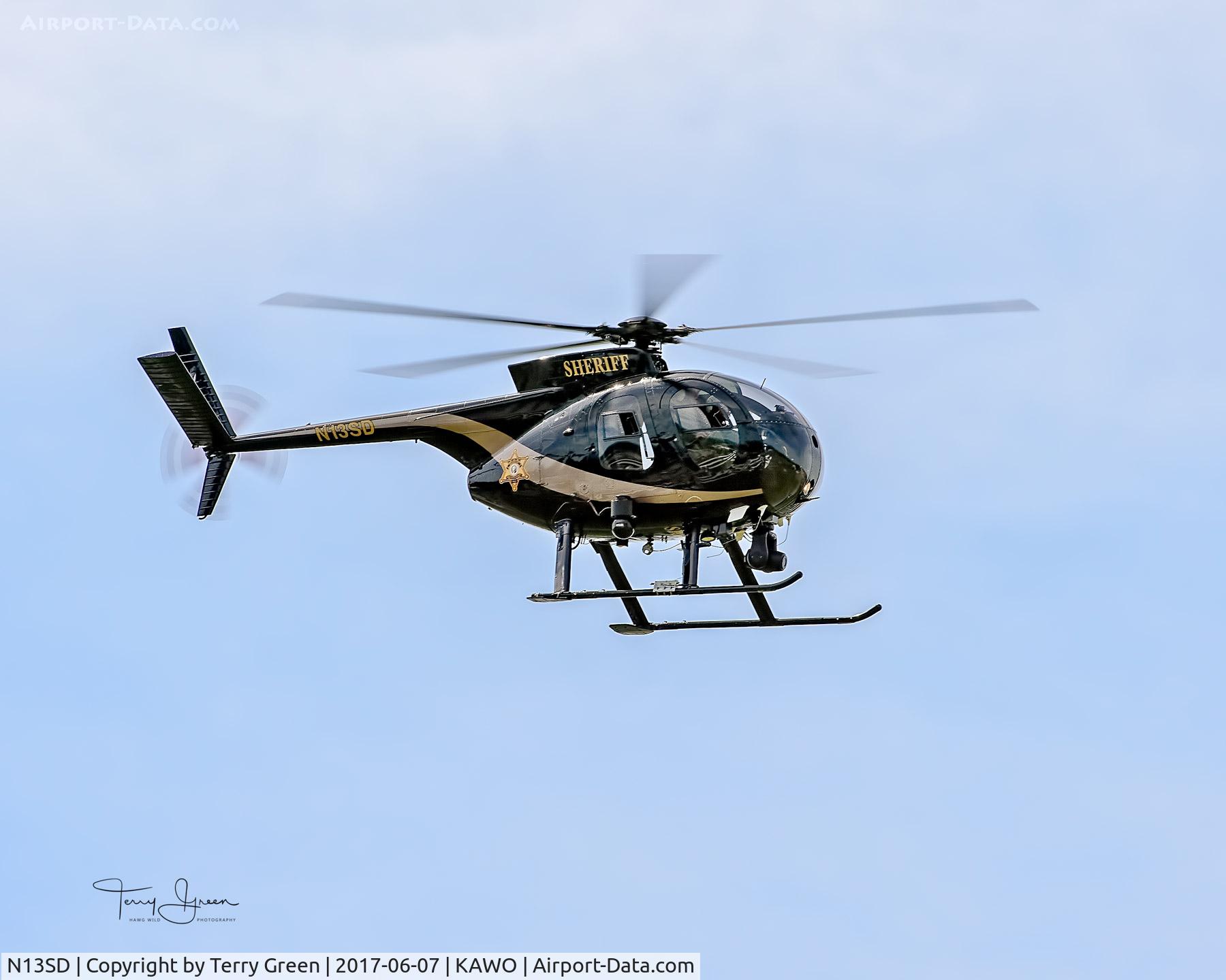 N13SD, 1966 Hughes OH-6A Cayuse C/N 0376, KAWO