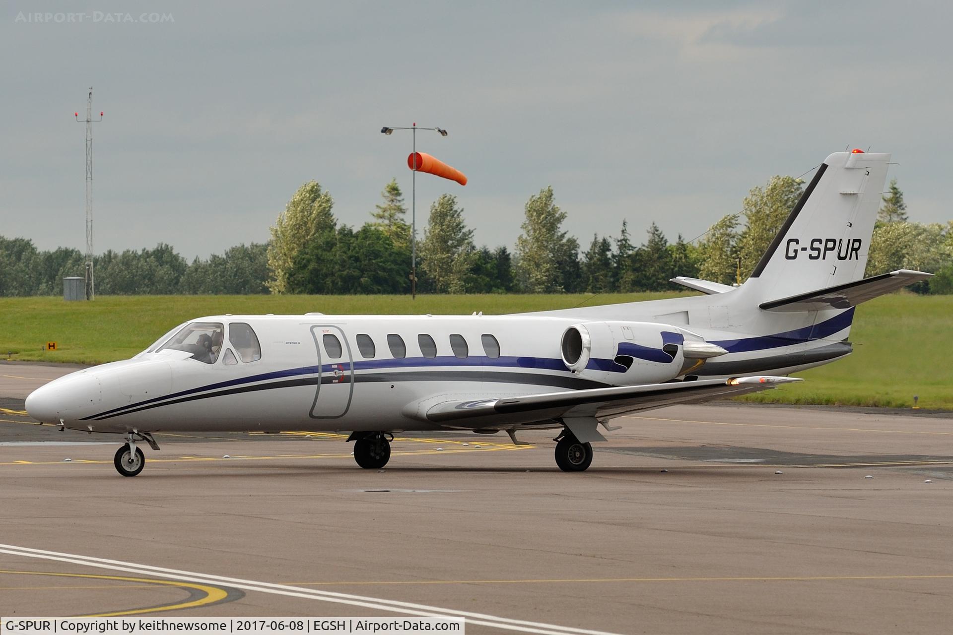 G-SPUR, 1992 Cessna 550 Citation II C/N 550-0714, Return Visitor.