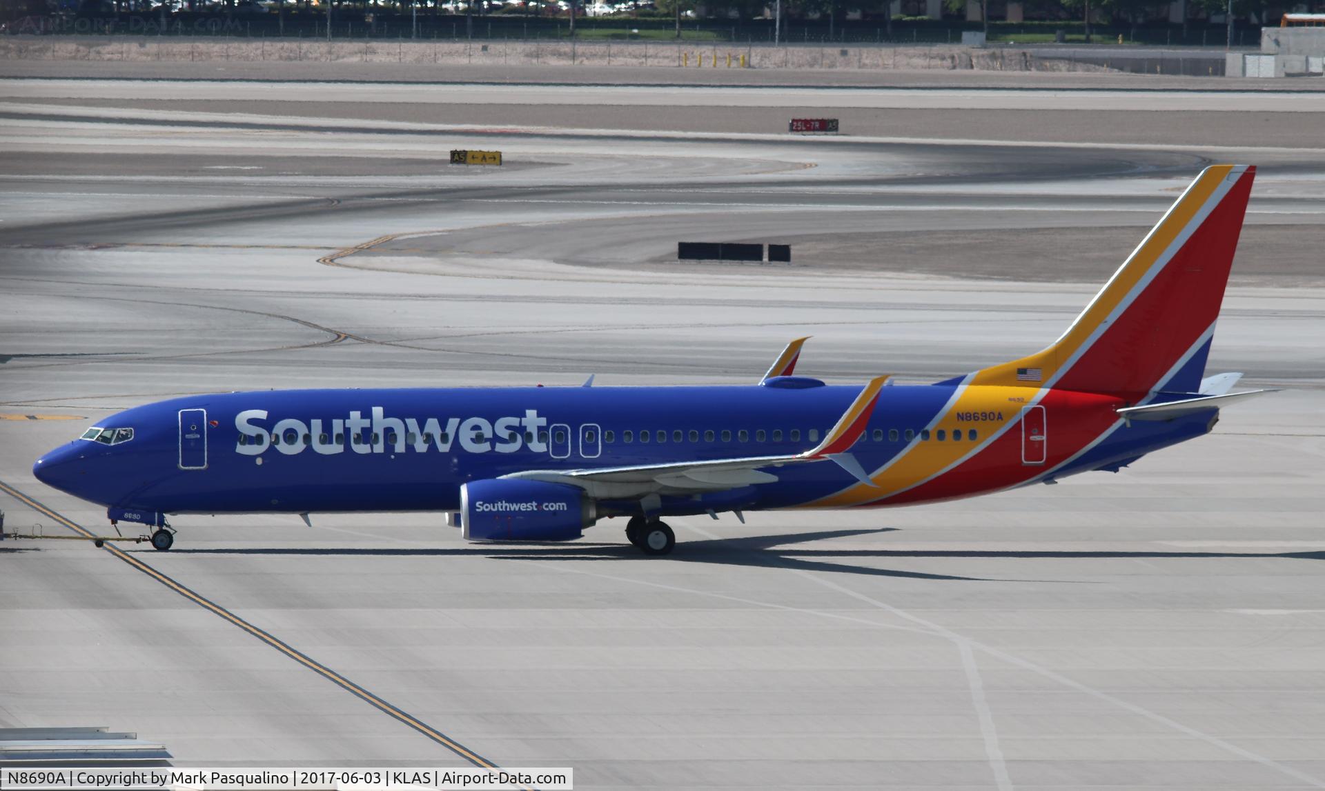 N8690A, 2016 Boeing 737-8H4 C/N 36916, Boeing 737-800