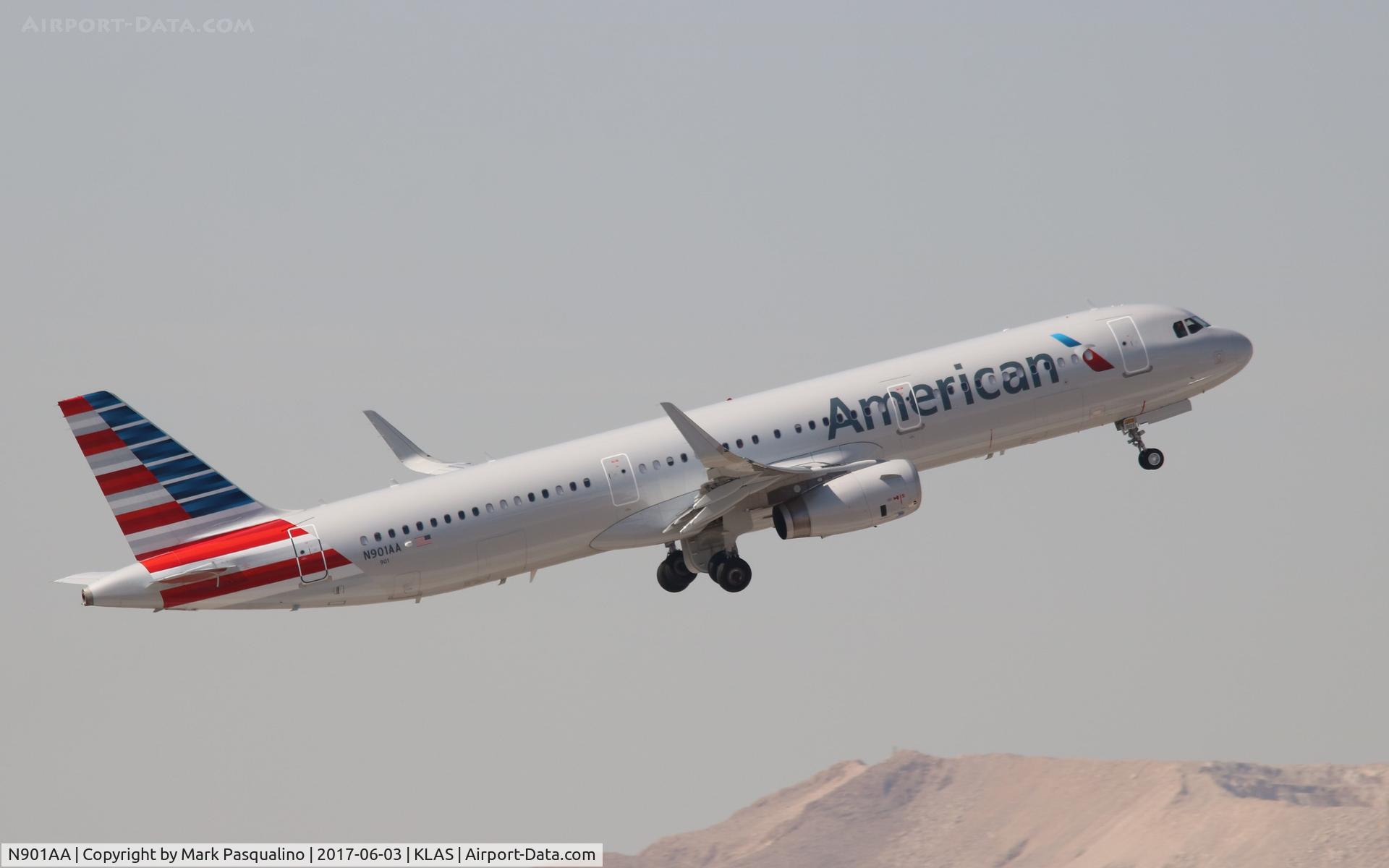 N901AA, 2017 Airbus A321-231 C/N 7636, Airbus A321