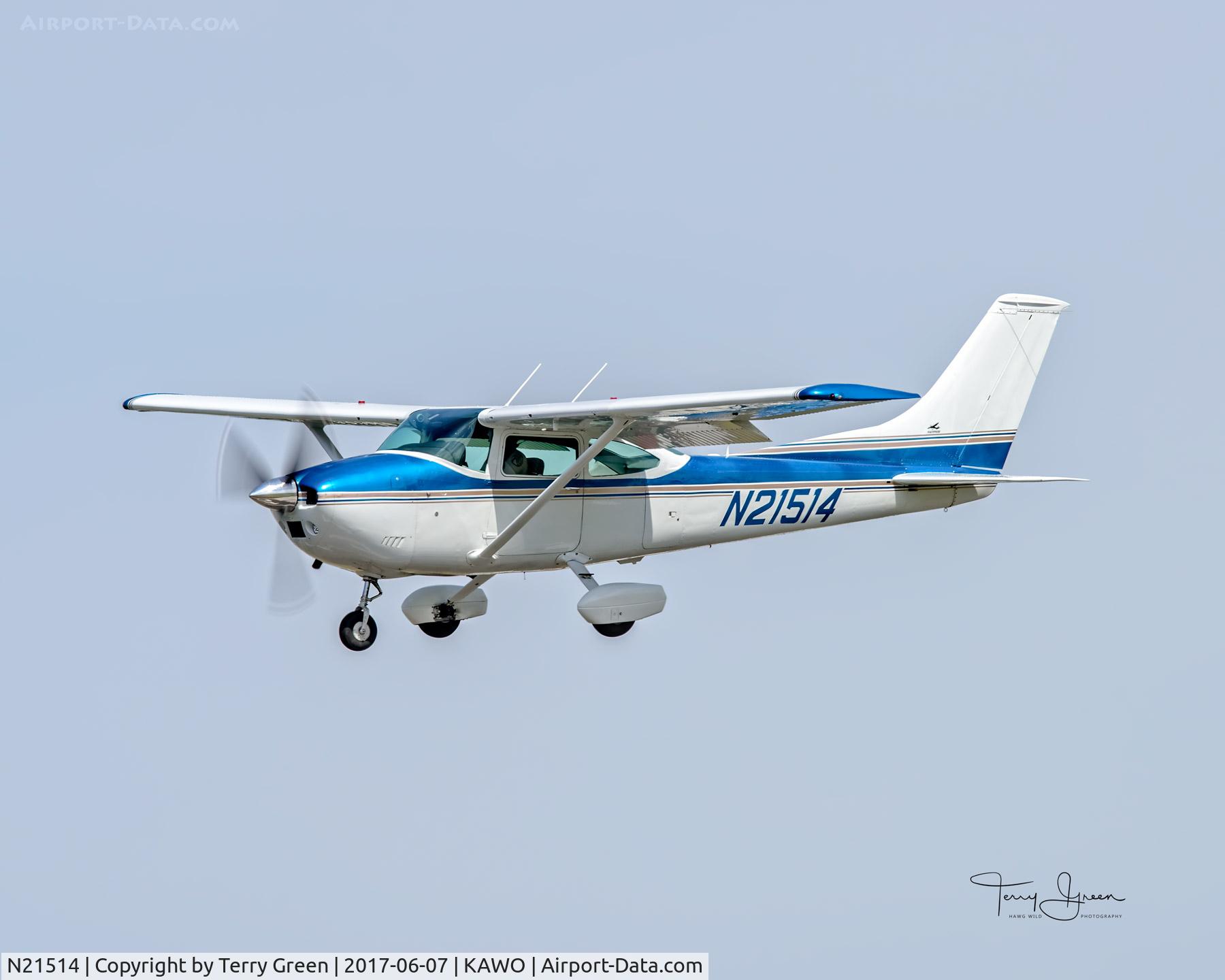 N21514, 1973 Cessna 182P Skylane C/N 18261681, KAWO