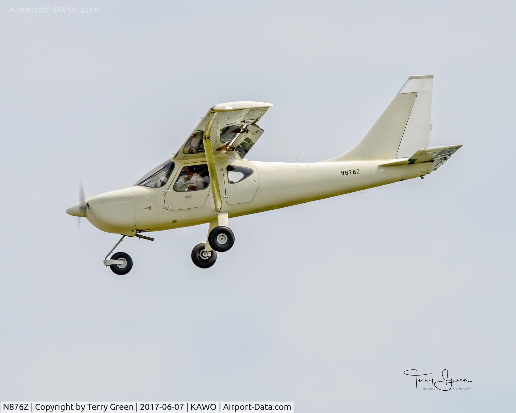N876Z, 2017 Glasair GS-2 Sportsman C/N 7451, KAWO