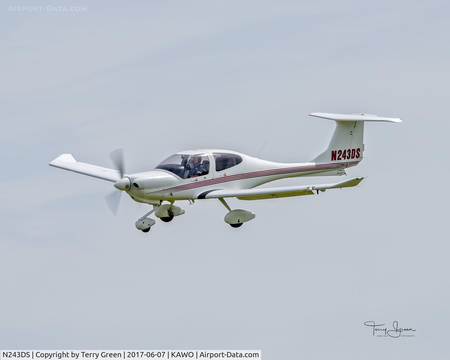 N243DS, Diamond DA-40 Diamond Star C/N 40.325, KAWO