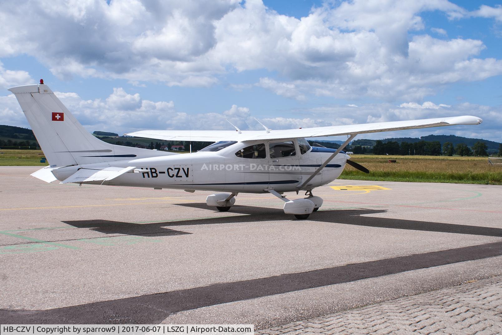 HB-CZV, 1998 Cessna 182S Skylane C/N 18280190, At Grenchen again