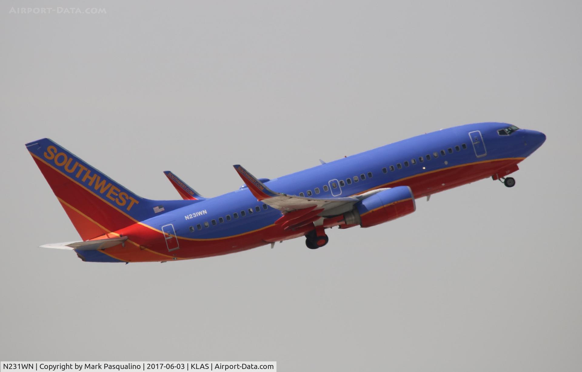 N231WN, 2006 Boeing 737-7H4 C/N 32499, Boeing 737-700