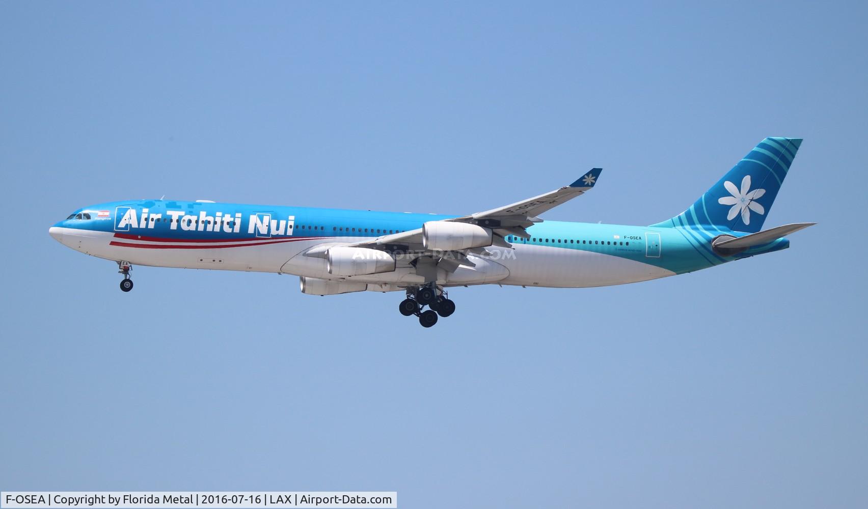 F-OSEA, 2001 Airbus A340-313 C/N 438, Air Tahiti Nui