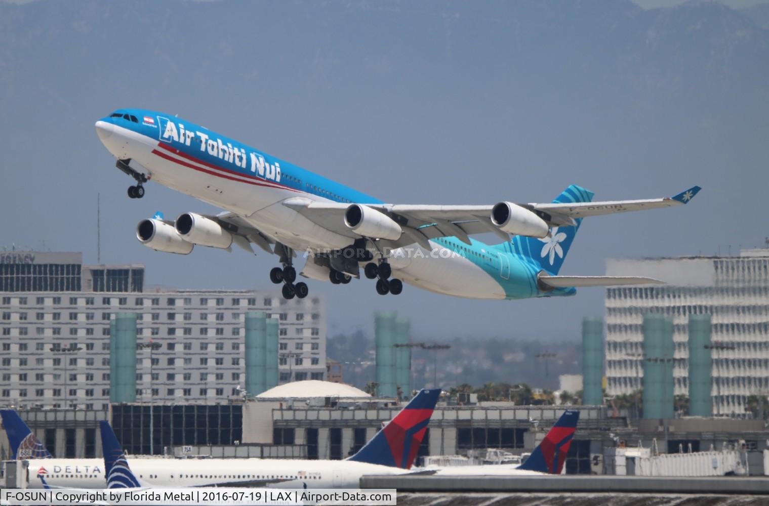 F-OSUN, 2001 Airbus A340-313 C/N 446, Air Tahiti Nui A340-300